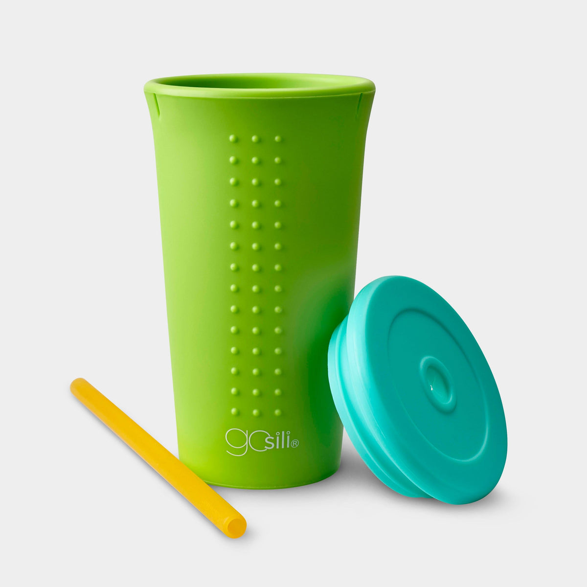 GoSili GoSili® Reusable Silicone Cup Cover Drink Protector with 8 Reusable  Soft Reusable Silicone Drinking Straws, 2pk