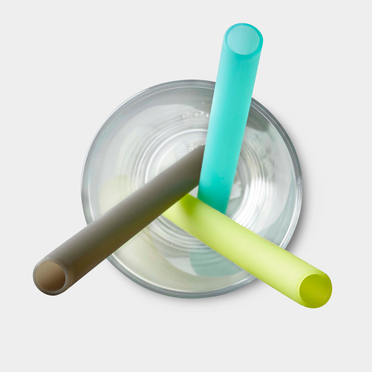 Premium Silicone Reusable Wide Smoothie Bubble Tea Drinking Straws, 15  Colours