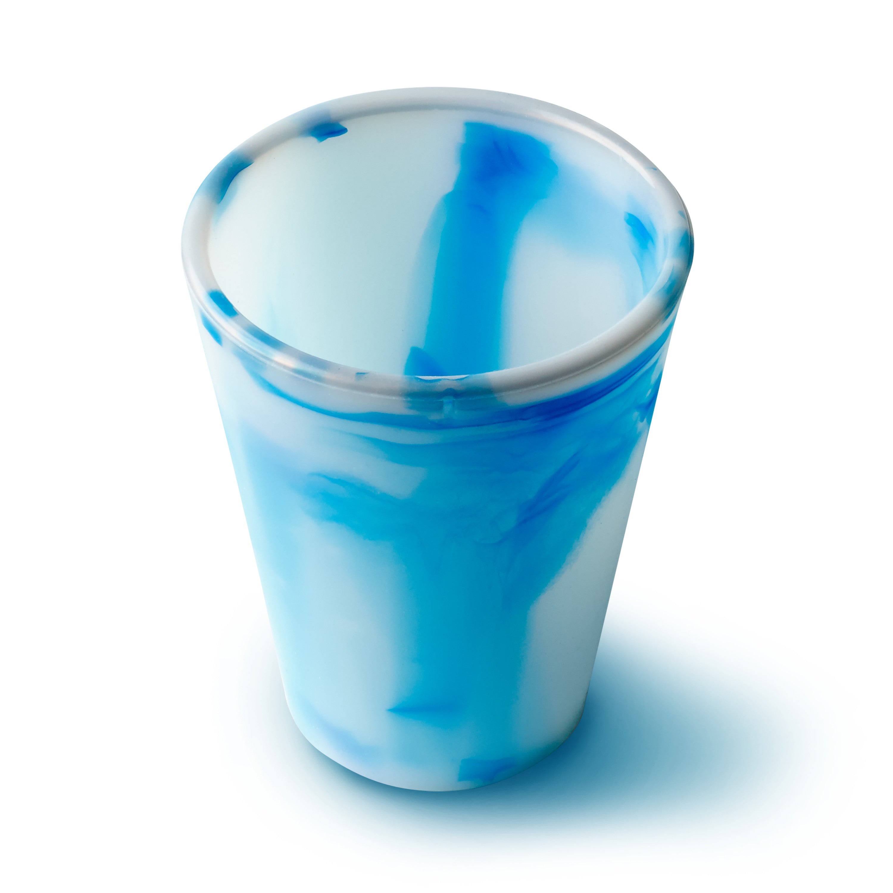 GoSili silicone cup used for hot and cold beverages, reducing disposable plastic waste.
