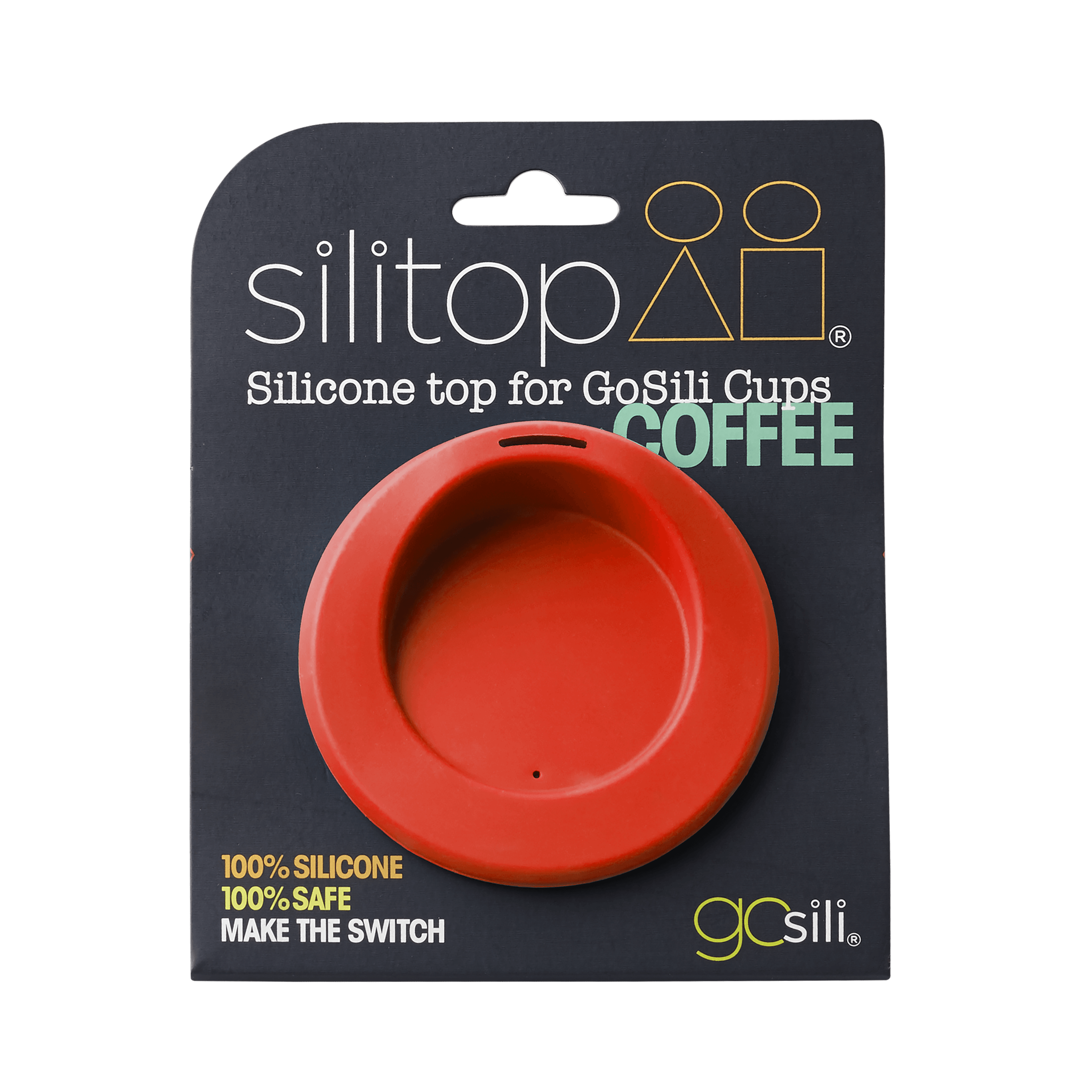 Microwave-safe silicone lid for reheating beverages without removing the lid.