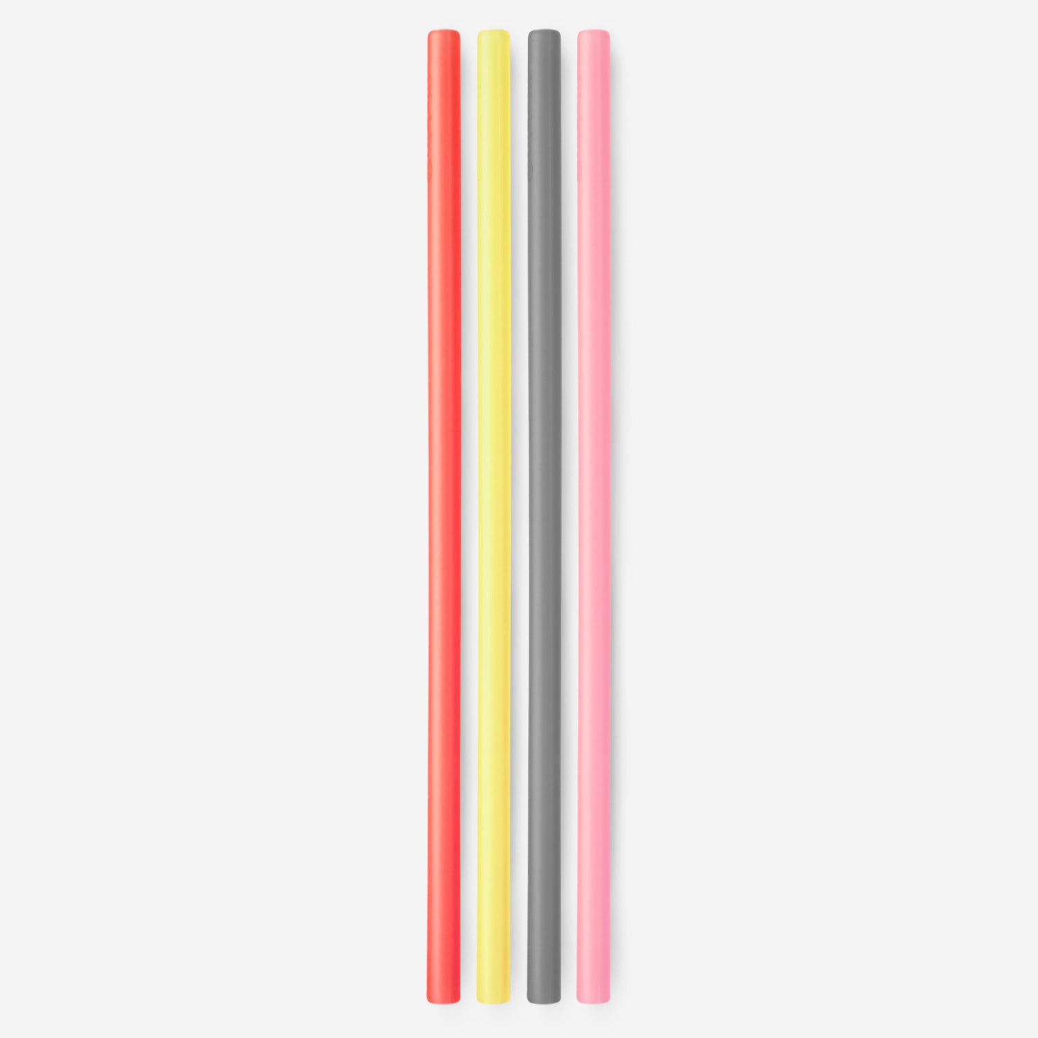 Reusable GoSili silicone straws as an alternative to single-use plastic straws, promoting a zero-waste lifestyle.